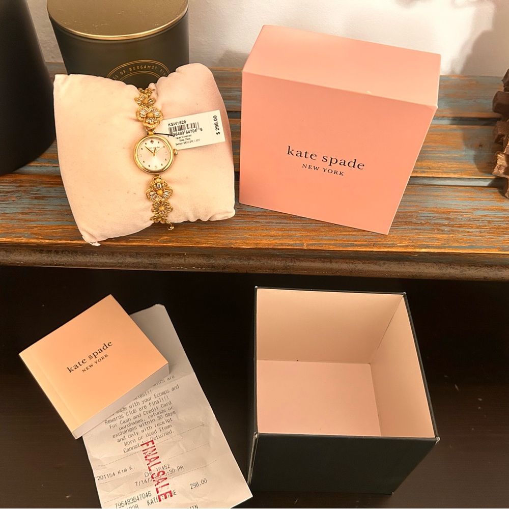 Kate Spade Gold Floral Women's Watch